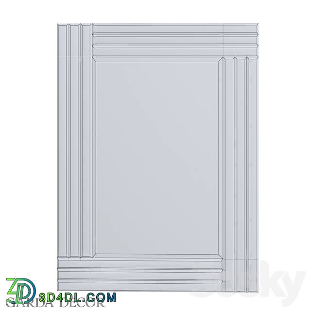 Mirror - Rectangular Decorative Mirror 50SX-8008_1 Garda Decor