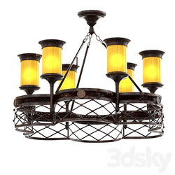 382010206 Chandelier CHIARO Ivanhoe Pendant light 3D Models 3DSKY 