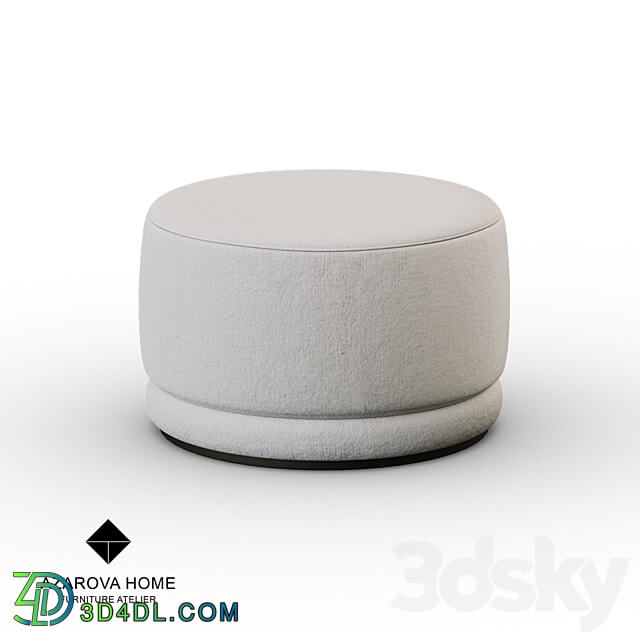 OM Pouf Azarova Home poof D500 3D Models 3DSKY