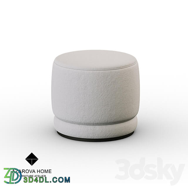 OM Pouf Azarova Home poof D500 3D Models 3DSKY