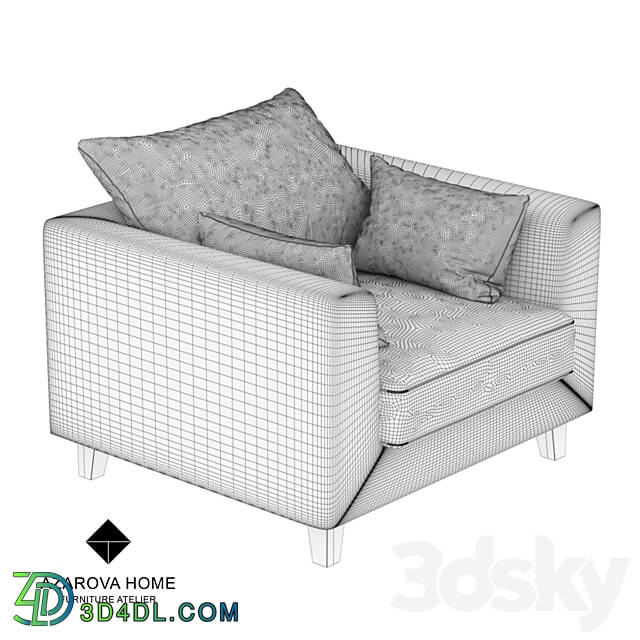 OM chair Azarova Home Armchair Ciccone 3D Models 3DSKY