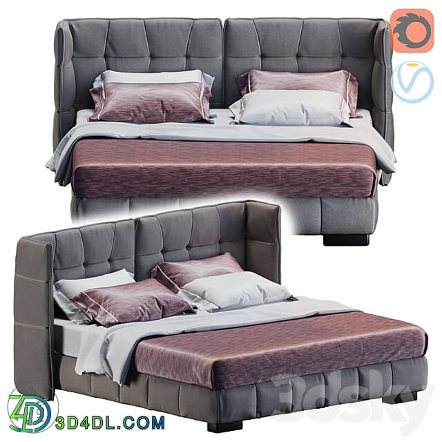 Modern bedP SL 0028 Bed 3D Models 3DSKY