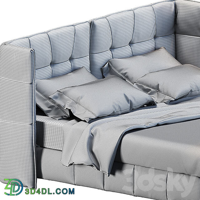 Modern bedP SL 0028 Bed 3D Models 3DSKY