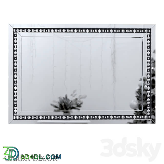 Rectangular Decorative Mirror 50SX 1823 1 Garda Decor 3D Models 3DSKY