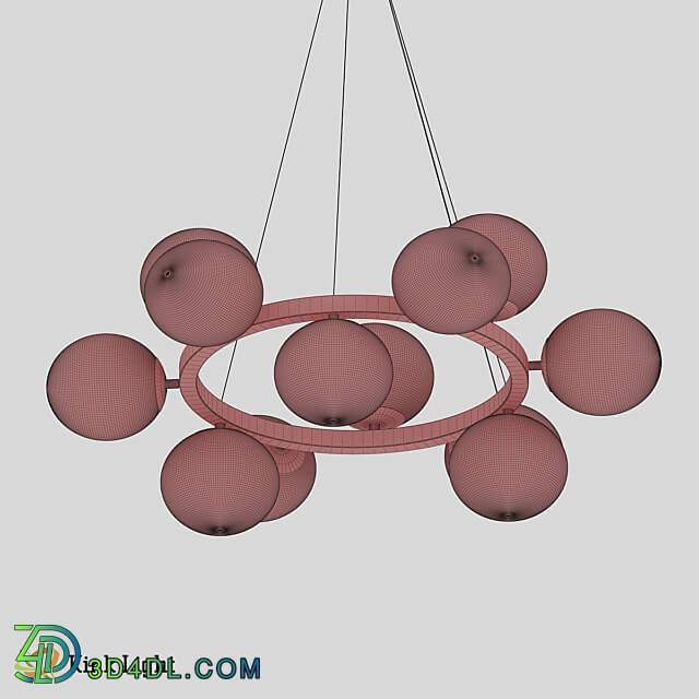 Chandelier Sida chrome 07508 12A 02 Pendant light 3D Models 3DSKY