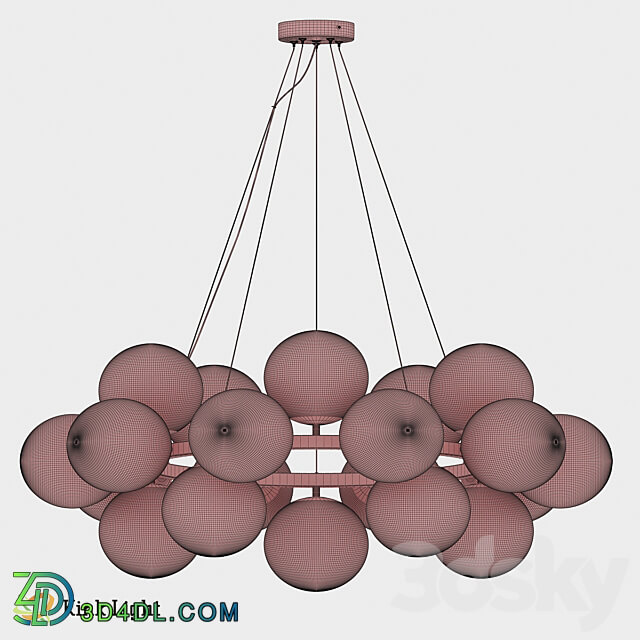 Sida chrome 07508 20A 02 OM Pendant light 3D Models 3DSKY