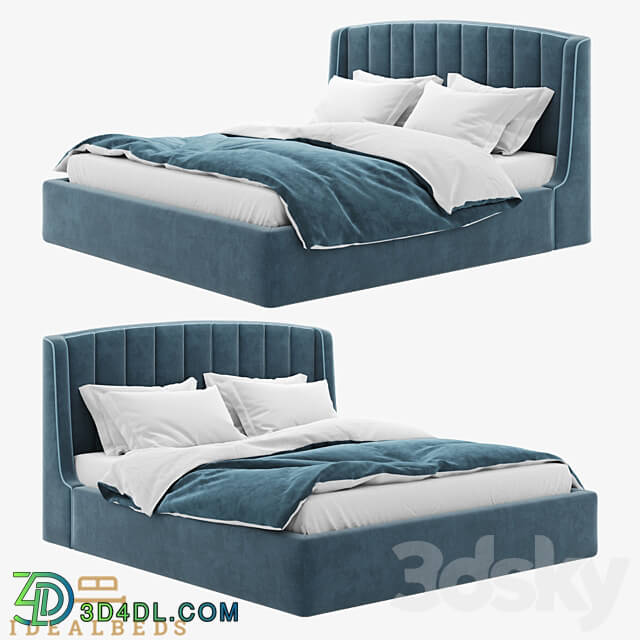 OM Zaffiro Bed 3D Models 3DSKY