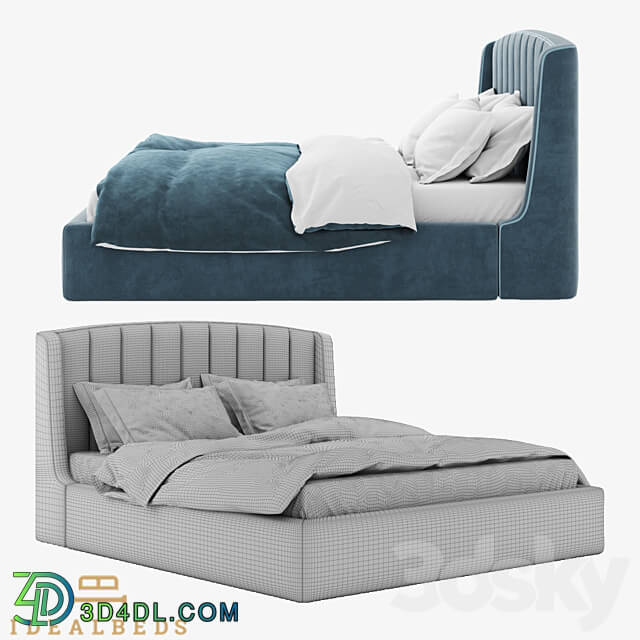 OM Zaffiro Bed 3D Models 3DSKY