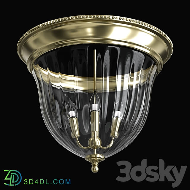 Ceiling lamp - Jugo PL4 Bronze _ Transparente