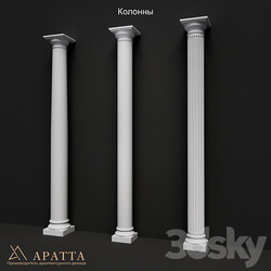 Columns 001 003 3D Models 3DSKY 