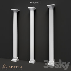 Decorative plaster - Columns 004-006 