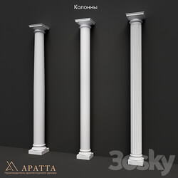 Columns 016 018 3D Models 3DSKY 