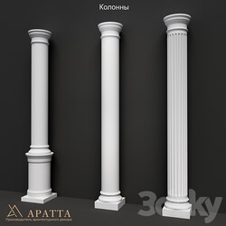 Decorative plaster - Columns 031-033 