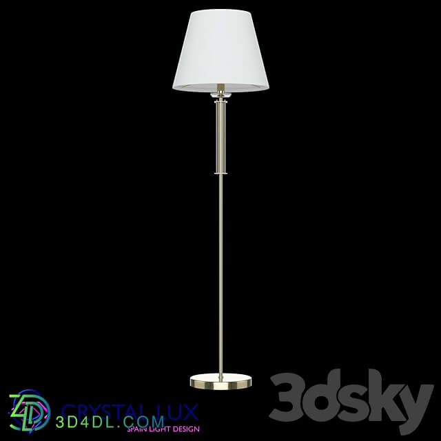 Floor lamp - Nicolas PT1 Gold _ White