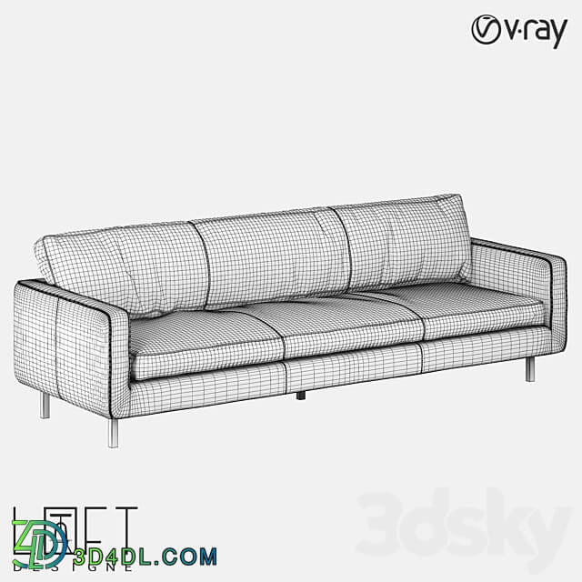 Sofa LoftDesigne 2500 model 3D Models 3DSKY