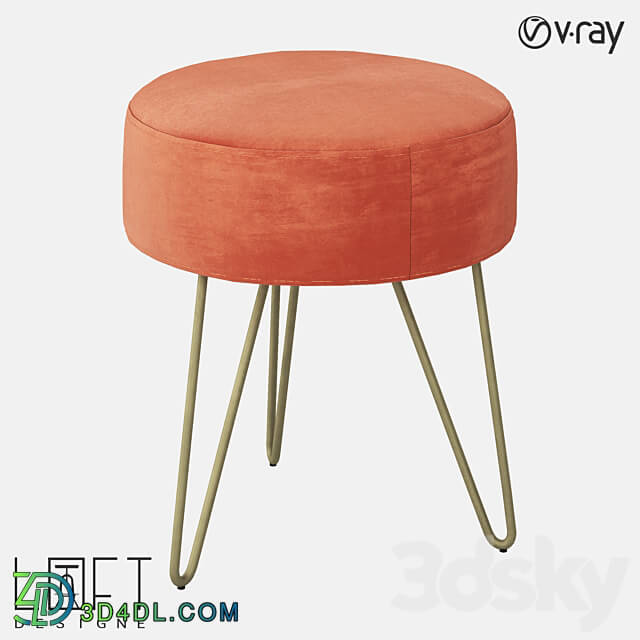 LoftDesigne 3788 model stool Other 3D Models 3DSKY