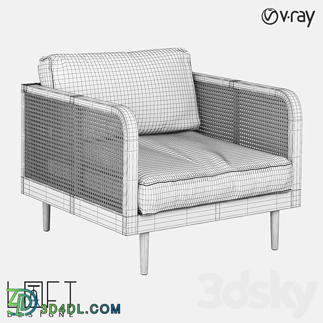 Arm chair - Armchair LoftDesigne 3793 model