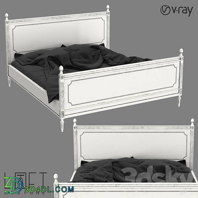 Bed - LoftDesigne 4244 model bed