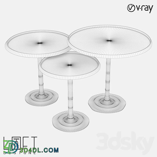 Coffee table LoftDesigne 6023 model 3D Models 3DSKY