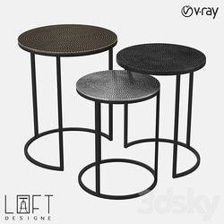 Coffee table set LoftDesigne 6024 model 3D Models 3DSKY 