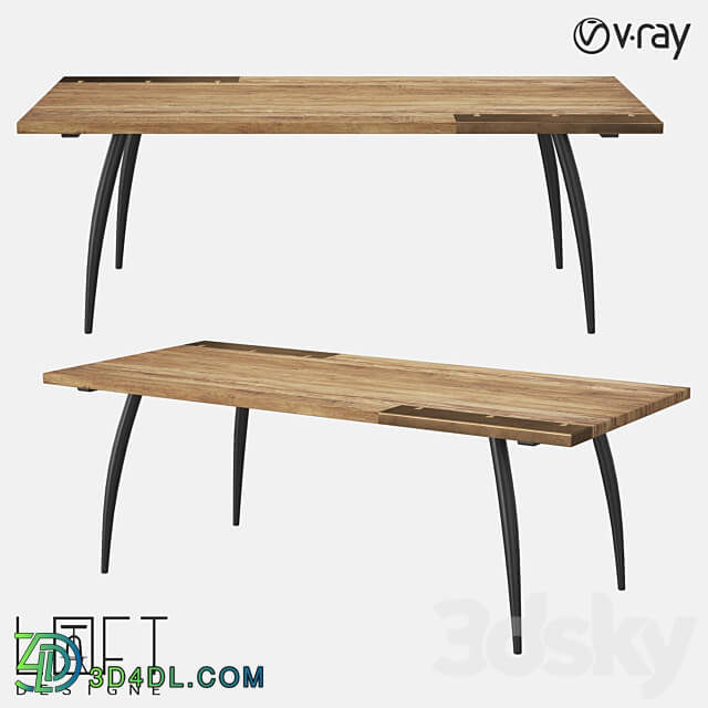 Dining table LoftDesigne 6700 model 3D Models 3DSKY