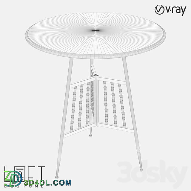 Table - LoftDesigne 6731 model table