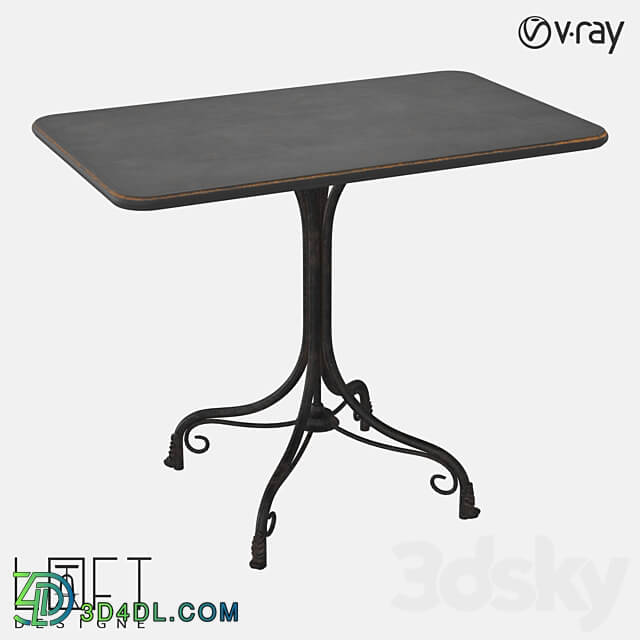 LoftDesigne 6732 model table 3D Models 3DSKY