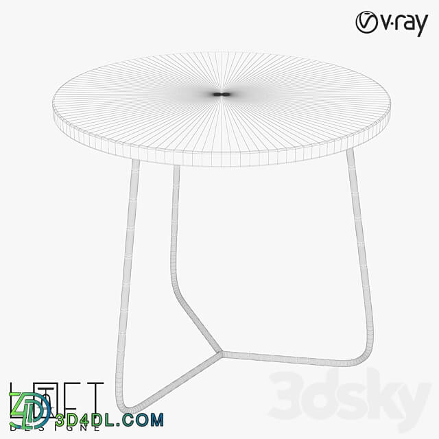 Coffee table LoftDesigne 60166 model 3D Models 3DSKY