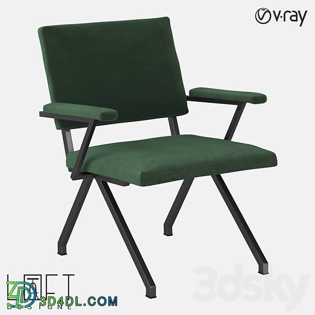 Chair LoftDesigne 3501 model 3D Models 3DSKY