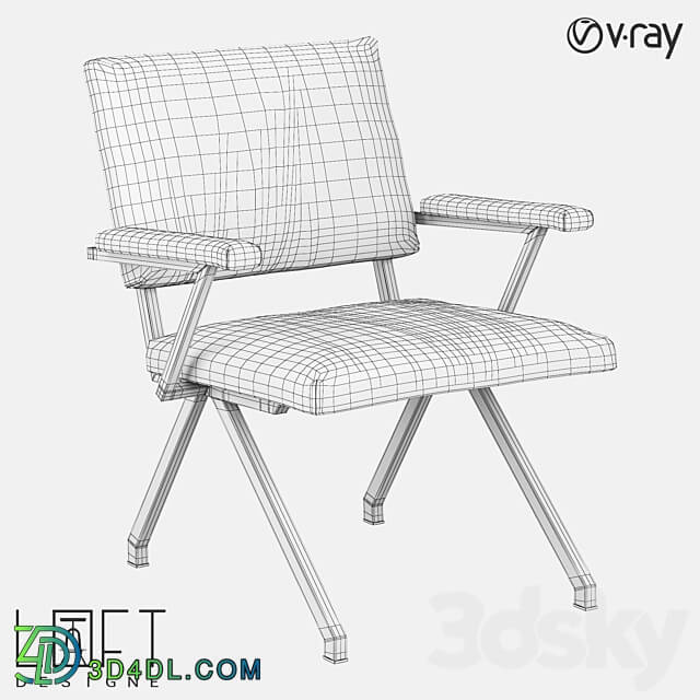 Chair LoftDesigne 3501 model 3D Models 3DSKY