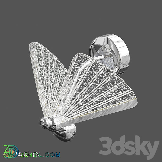 Butterfly chrome 08444.02 OM 3D Models 3DSKY