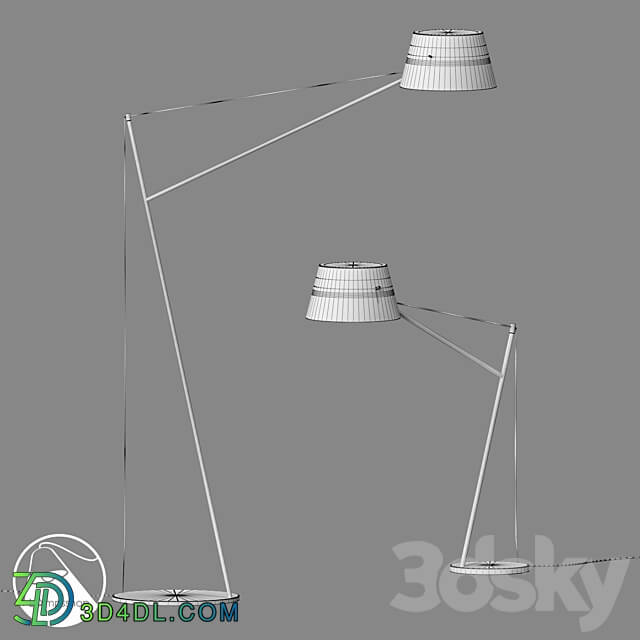 LampsShop.com T6077 Floor Lamp Tension 3D Models 3DSKY