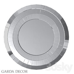 Mirror - Round Mirror in A Frame OF MIRROR ELEMENTS 50SX-9159 Garda Decor 