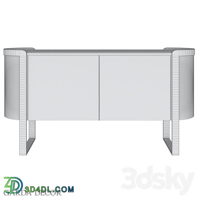Sideboard _ Chest of drawer - CHEST OF DRAWERS WITH DOORS SEVILLA 58DB-CH20047 Garda Decor