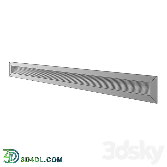 Rectangular long recessed staircase luminaire Integrator IT 774 3D Models 3DSKY