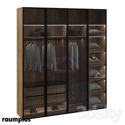 Wardrobe _ Display cabinets - Hinged cabinet with RPE raumplus system 