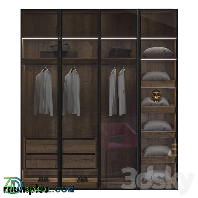 Wardrobe _ Display cabinets - Hinged cabinet with RPE raumplus system