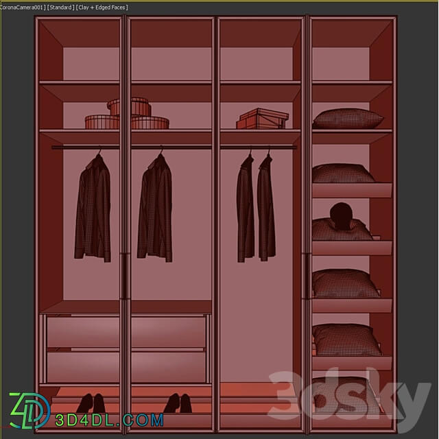 Wardrobe _ Display cabinets - Hinged cabinet with RPE raumplus system