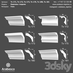 Decorative plaster - Smooth eaves Tk 171_ Tk 172_ Tk 173_ Tk 175_ Tk 180_ Tk 181 OM 