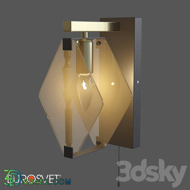 OM Wall lamp in loft style Eurosvet 60116 1 Aragon 3D Models 3DSKY