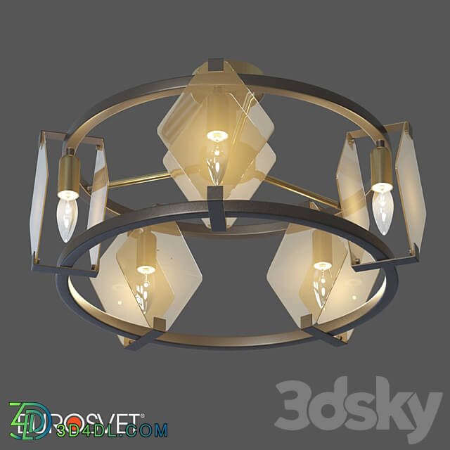 Ceiling lamp - OM Ceiling chandelier with Wi-Fi control Eurosvet 60126_5 Smart Aragon