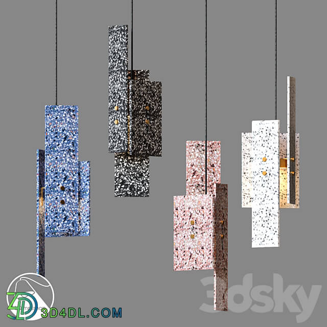 LampsShop.ru PDL2261a Pendant Marble Pendant light 3D Models 3DSKY