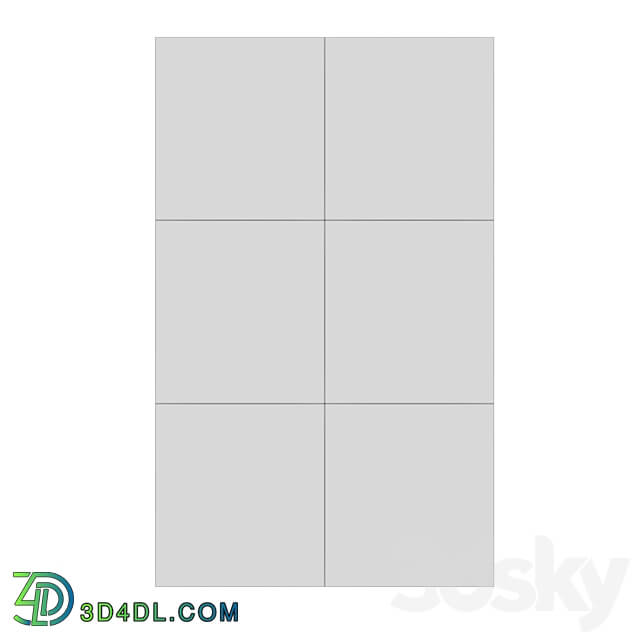 STORE 54 Wall panels Uno 3D Models 3DSKY