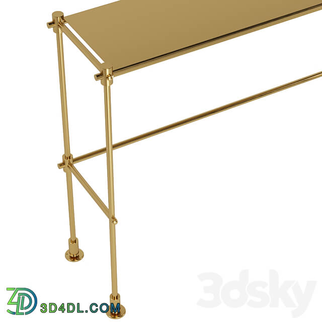 Console - Brass dressing table_ art. 26215 by Pikartlights
