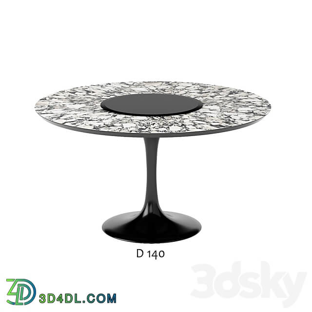 Table - round table apriori T _marble_ 120_140_160_180 OM