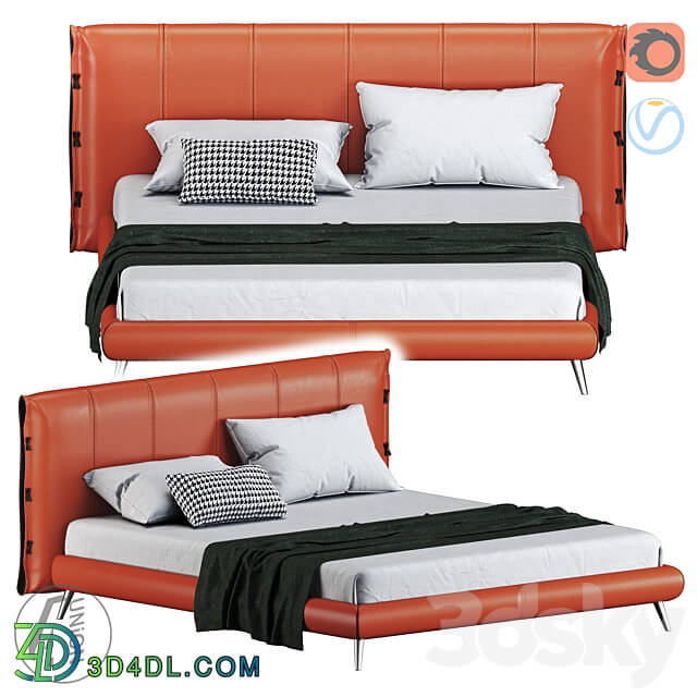 Modern bedB SL 008 Bed 3D Models 3DSKY