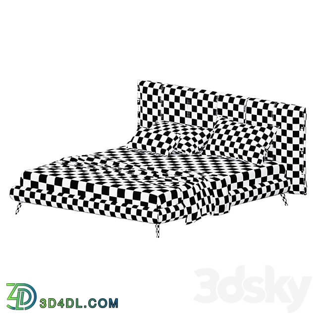 Modern bedB SL 008 Bed 3D Models 3DSKY