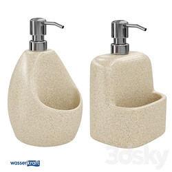Bathroom accessories - Dispenser with a container for sponge_OM 