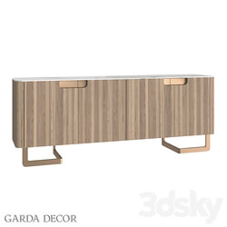 Sideboard _ Chest of drawer - CHEST OF DRAWERS ESTORIL WITH DOORS 58DB-CH20037 Garda Decor 