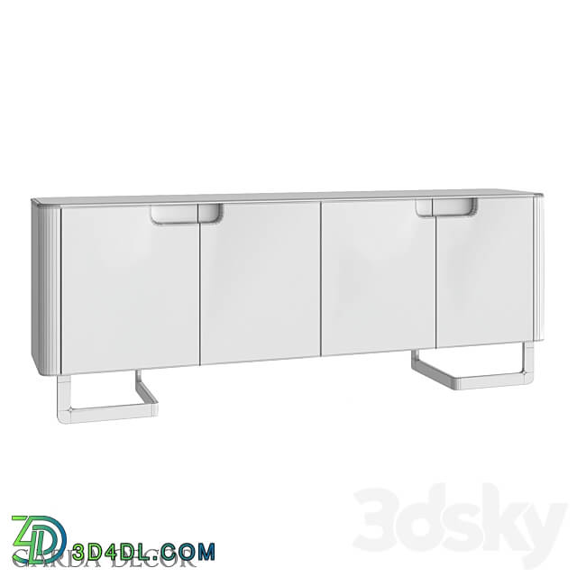 Sideboard _ Chest of drawer - CHEST OF DRAWERS ESTORIL WITH DOORS 58DB-CH20037 Garda Decor